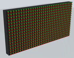 32x16 RG LED Matrix Display