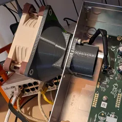 3D printer bestanden | 3MF | Adaptateur ventilateur mikrotik crs310