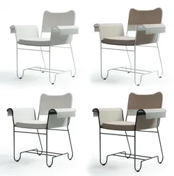 Gubi Tropique Dining Chair all modifications