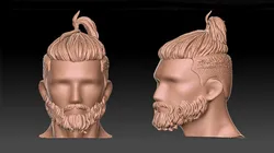 Hair 48 3D Print Model in Man 457137