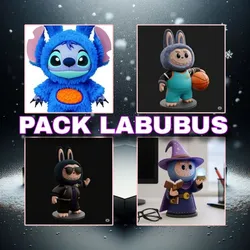 Labubu 3D Figures Pack