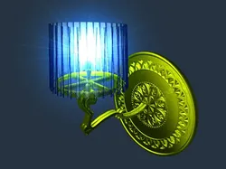 Lightning 3D Print Model in Lighting 456790