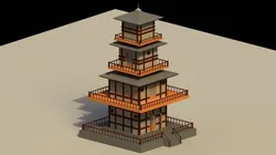 Low Poly Japanese Pagoda