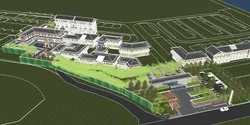 Su model of modern demonstration area