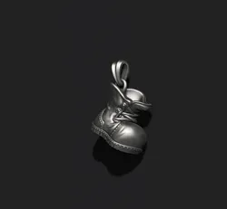 Tiny Boot pendant 3D Print Model in Pendants 457029