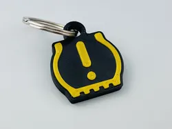 Tire Pressure Warning Light KeyChain