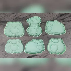 Tools & Spare Parts STL Download - Cute Frog Cookie Cuttersby Arista Fox