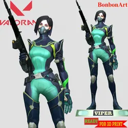 Viper - Valorant 3D Print Model in Figurines 433851