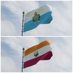 Animated San Marino Flags