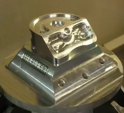 CADCAM testproduct 5 axis machine