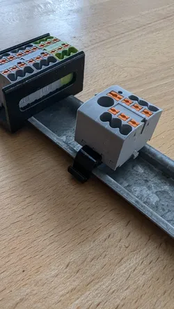 DIN Rail Holder Phoenix PTFIX 2.5 vertical and horizontal