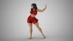 Enigmatic Woman 3D Print Model in Woman 434321