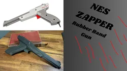 Nes Zapper Rubber band Gun