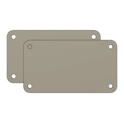 Pearl Bass Drum Plates/Hole Covers for 90's Export Series