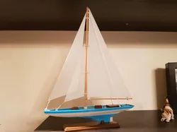 Sailing boat scale model 3D Print Model in Toys 434799