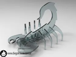 Scorpion model kit / puzzle 3d /