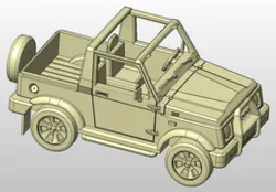 Suzuki Samurai 3D model