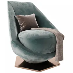 Swivel armchair By Arketipo