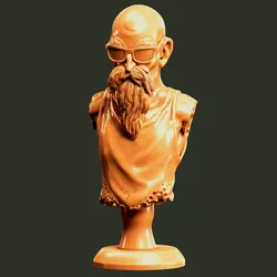 Teacher Roshi DRAGON BALL 3D Print Model in Figurines 434622