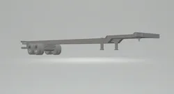 Trailer contanier 53ft 2axles 3D Print Model in Vehicle 435985