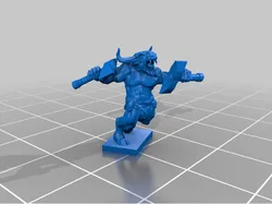 10mm minotaur berserkers (counts-as ogre kingdoms yhetees)