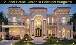 2 Kanal House Design – Classical & Spanish  Elevation in Pakistan