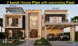 2 Kanal House Plan with Swimming Pool – Pakistan