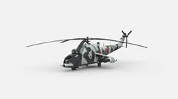 3d model transport helicopter