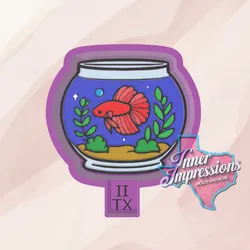 Beta Fish Bowl Freshie Mold