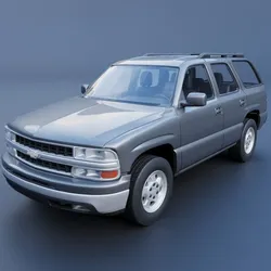 Chevrolet Tahoe 2002 3D Print Model in Automotive 437708