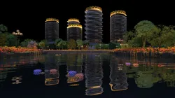 City night scene