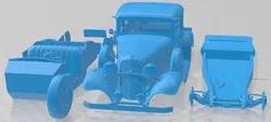 Coupe 1932 Printable Car 3D Print Model in Automotive 437434