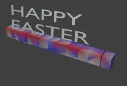 Fișiere pentru imprimante 3D | Fișier 3MF | Easter Sign UPGRADED
