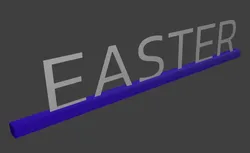 Fișiere pentru imprimante 3D | Fișier 3MF | Easter Sign
