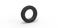 Military tire 8 Scale 1 to 10 3D Print Model in Vehicle 437076