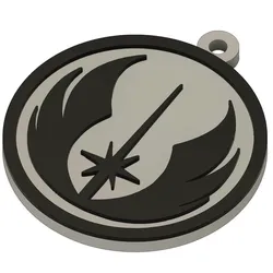 Personal Accessories STL indir - ORDER JEDI KEYCHAIN - Gominolozgz
