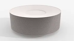 Set of 18 plates