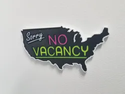 USA - No Vacancy Magnet