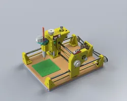 3D printed CNC - Dremel - Laser - Solder Paste dispenser v0.1b
