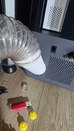 3D printer bestanden | 3MF | Anycubic Photon Mono M7 Pro exhaust adapter 90 deg