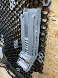 AA and AAA battery holder for Honeycomb Storage Wall