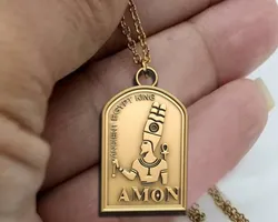AMON ANCIENT EGYPTIAN KING PENDANT 3D Print Model in Pendants 438816