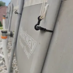 Bestway power steel pool rope mounts