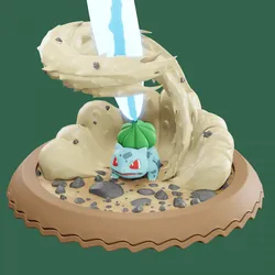 Bulbasaur sculpt for zbrush
