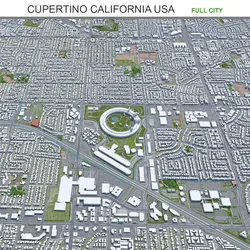 Cupertino city California USA 20km