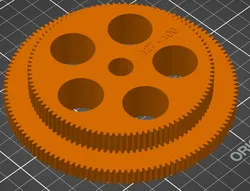 Doppelzahnrad 100-127 für Bernardo P600G, Double gear for Bernardo P600G