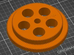 Doppelzahnrad 104-127 für Bernardo P600G, Double gear for Bernardo P600G