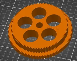 Doppelzahnrad 111-127 für Bernardo P600G, Double gear 111-127 for Bernardo P600G