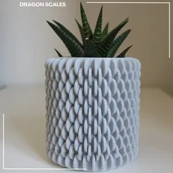 Dragon Scales Vase / Planter