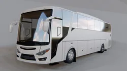 Indonesian Bus Ecoline Rahayu Santosa Free 3D model
